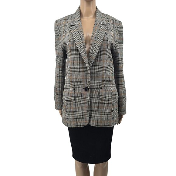 Pendleton Womens Plaid Blazer 100% Virgin Wool Size 6 - Picture 9 of 9